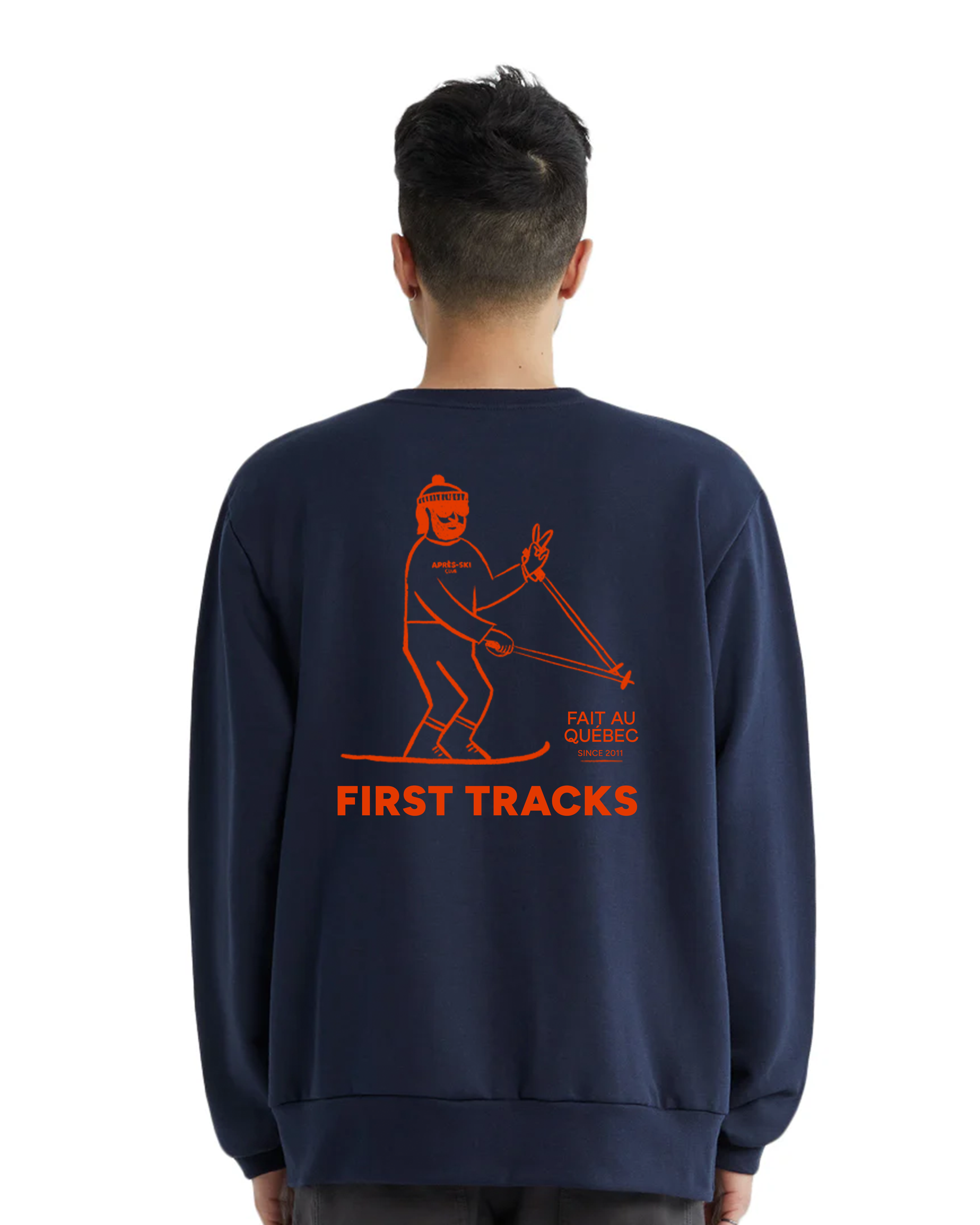 Crewneck Raccoon - Navy Blue Skier